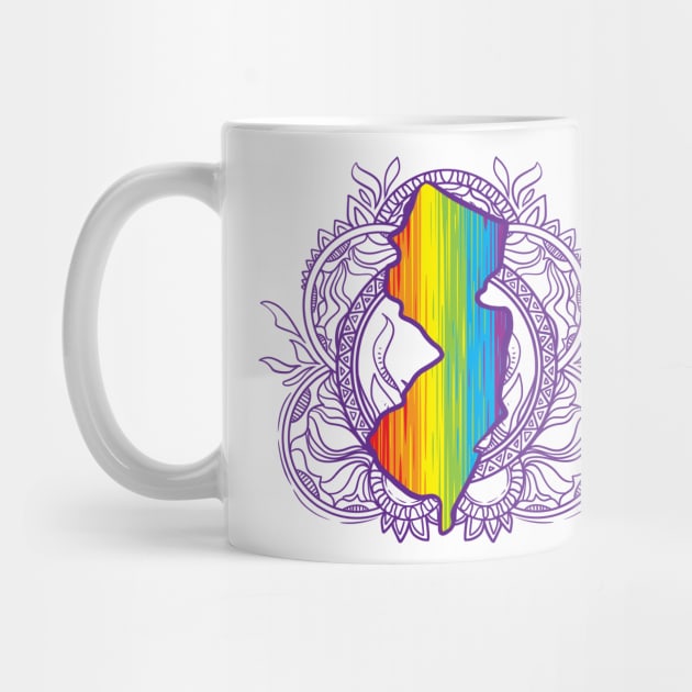 New Jersey Mandala Pride by Manfish Inc.